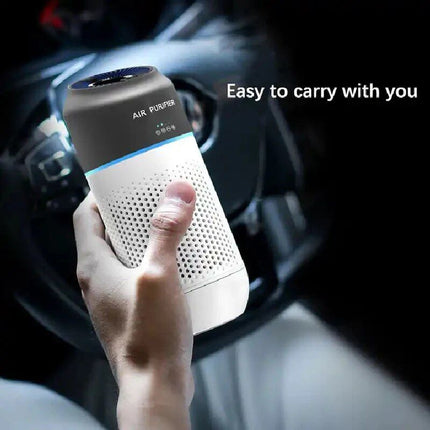 Portable Mini HEPA Car Air Purifier with Auto-Sensor Technology - Wnkrs