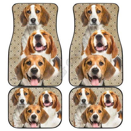 Funny Boston Terrier 3D Car Floor Mats - Wnkrs