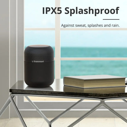 Enceinte Bluetooth 60 W avec basses profondes, 20 heures d'autonomie, son à 360°, IPX5, NFC