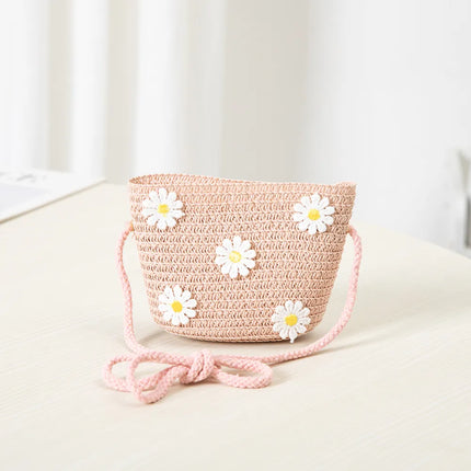 Ensemble chapeau de soleil et sac à main Daisy pour enfants