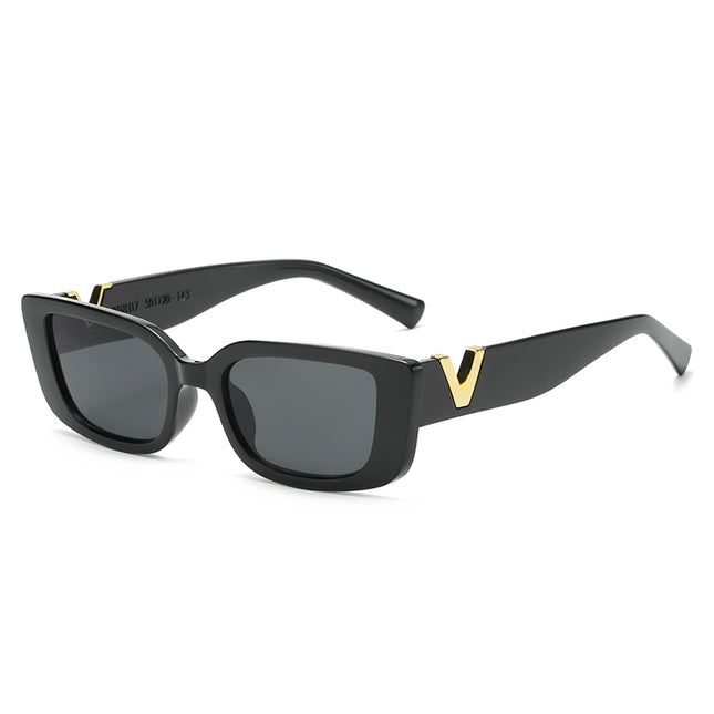Lunettes de soleil rectangulaires vintage