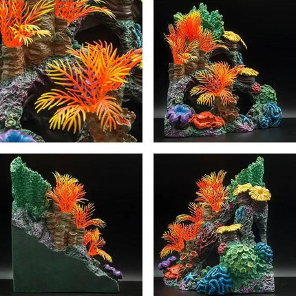 Decoraciones artificiales para acuarios con arrecifes de coral