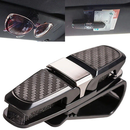 Universal Car Sun Visor Glasses Holder with Card Clip - Wnkrs