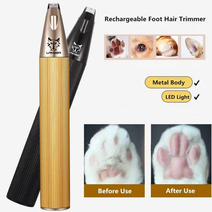 Rechargeable Pet Foot Hair Trimmer for Dogs and Cats - Wnkrs