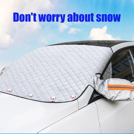 Multipurpose Magnetic Car Windshield Protector – Snow, Ice, and Sun Cover - Wnkrs