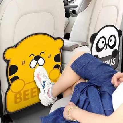 Kid-Friendly Car Seat Protector - Waterproof, Cartoon-Designed Anti-Kick Mat - Wnkrs