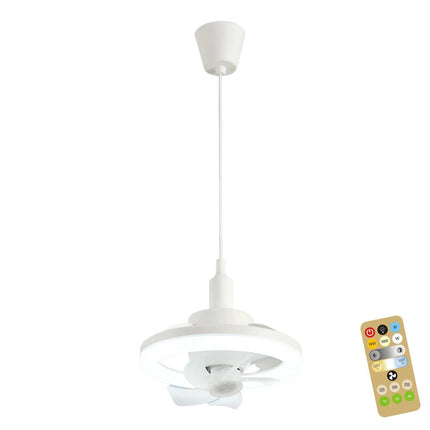 Plafonnier LED élégant avec ventilateur