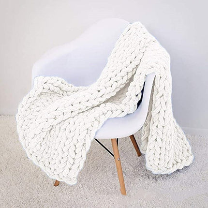 Chenille thick thread blanket handmade blanket - Wnkrs