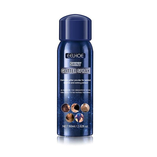 Spray brillante con purpurina Spray brillante para ropa, cuerpo y cabello