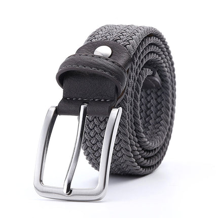 Ceinture élastique tressée extensible pour homme