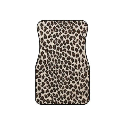 Leopard Print Car Floor Mats Set - Wnkrs