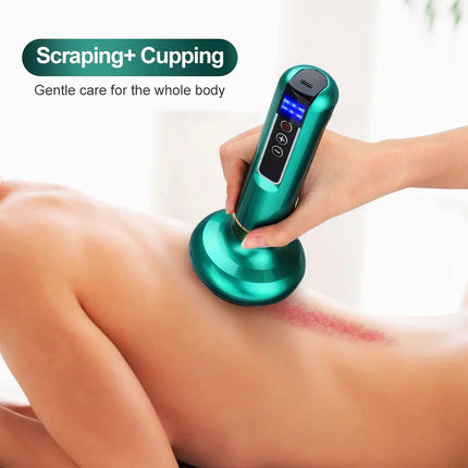 Electric Cupping & Gua Sha Massager: Infrared Heat Therapy & Anti-Cellulite Suction - Wnkrs