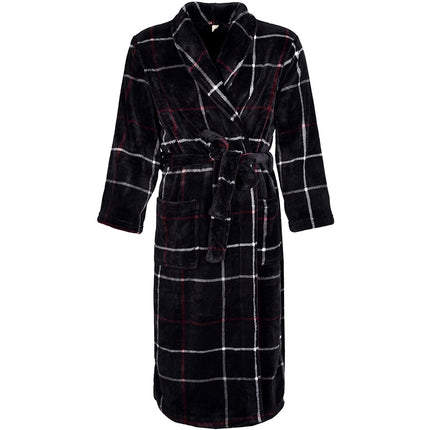 Men's Plus Size Warm Flannel Bathrobe - Wnkrs