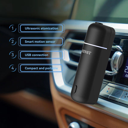 Luxurious Aroma Journey: Electric Waterless Car Perfume Diffuser with Vent Clip - Wnkrs