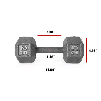 15 Lb Hex Cast Iron Dumbbells - Wnkrs