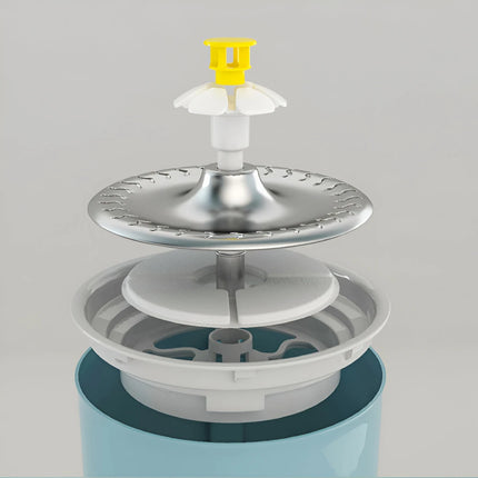 2.4L Cat Water Fountain with LED Light and USB Charging