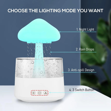 Humidificateur à nuage de pluie