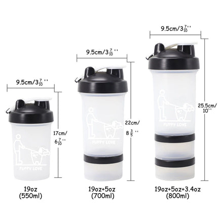 Portable 2-in-1 Dog Water Bottle & Bowl - Wnkrs