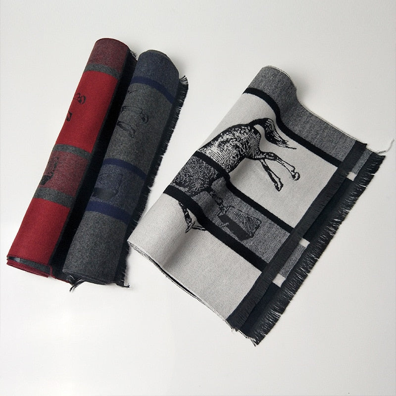 Men's Soft Cashmere Scarf