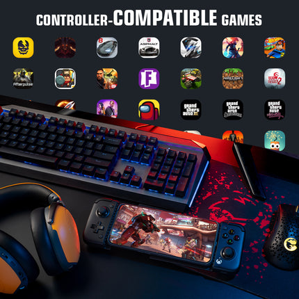 Contrôleur de jeu mobile pour Cloud Gaming et Android