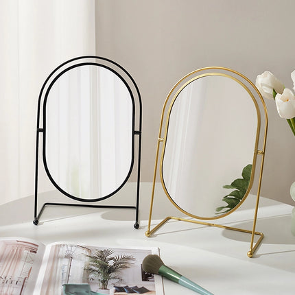 Large Minimalist Desktop Makeup Mirror