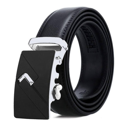 Men's Automatic Buckle Leather Belt - Wnkrs