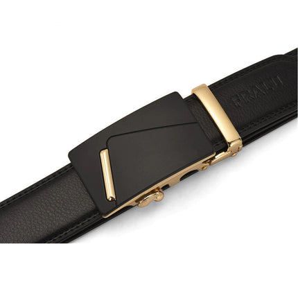 Men's Automatic Buckle Leather Belt - Wnkrs