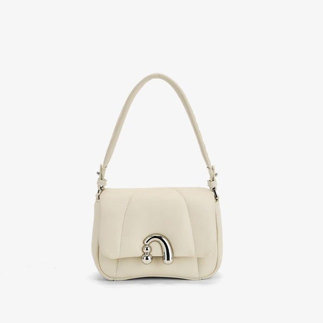 Sac à bandoulière luxueux en cuir de mouton souple pour femme