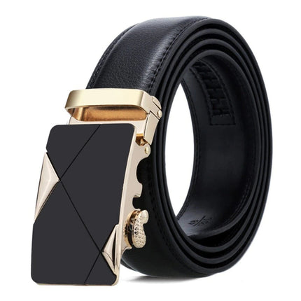 Men's Automatic Buckle Leather Belt - Wnkrs