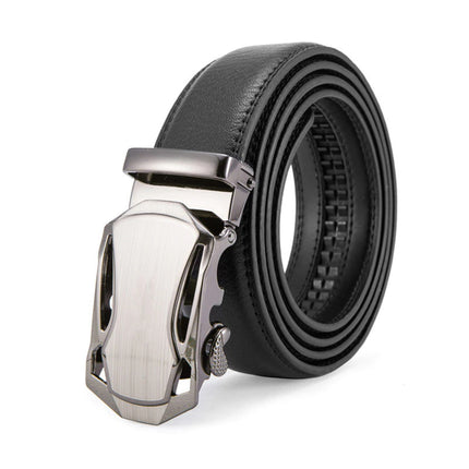 Men's Automatic Buckle Leather Belt - Wnkrs