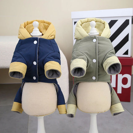 Mono impermeable con capucha para mascotas