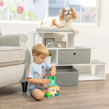 Perch Bookshelf with Storage Baskets - Wnkrs