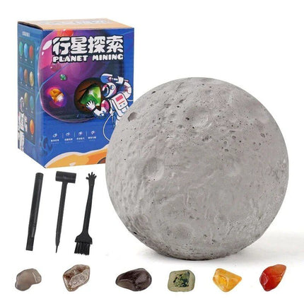 Solar System Gem Mining Kit: Children's Educational Archaeology Toy - Wnkrs