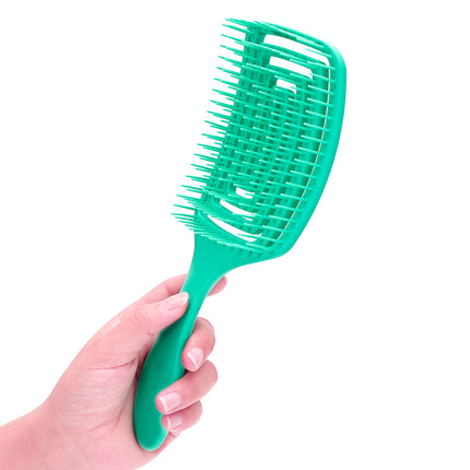 Brosse à cheveux antistatique à coussin d'air pour un coiffage sans nœuds