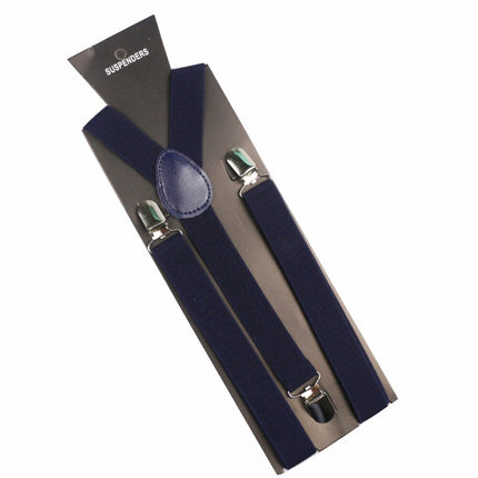 Men's Solid Color Y-Shaped Suspenders - Wnkrs