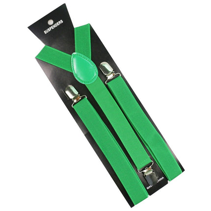 Men's Solid Color Y-Shaped Suspenders - Wnkrs