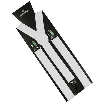 Men's Solid Color Y-Shaped Suspenders - Wnkrs