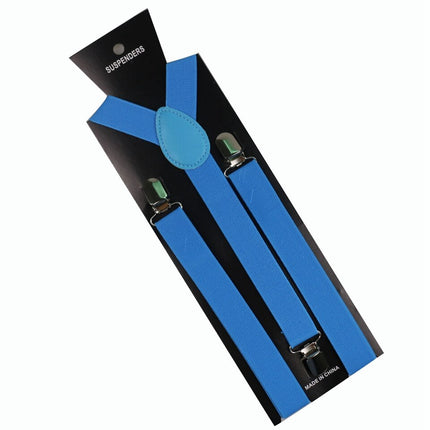 Men's Solid Color Y-Shaped Suspenders - Wnkrs