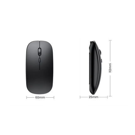 Rechargeable Wireless Mouse with Bluetooth and 2.4GHz Dual Modes