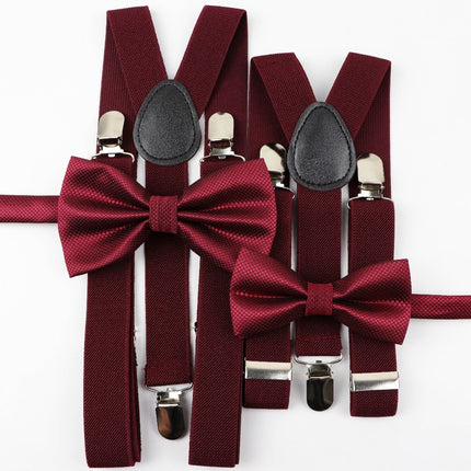 Men's and Kid's Elegant Braces and Bowtie Set - Wnkrs