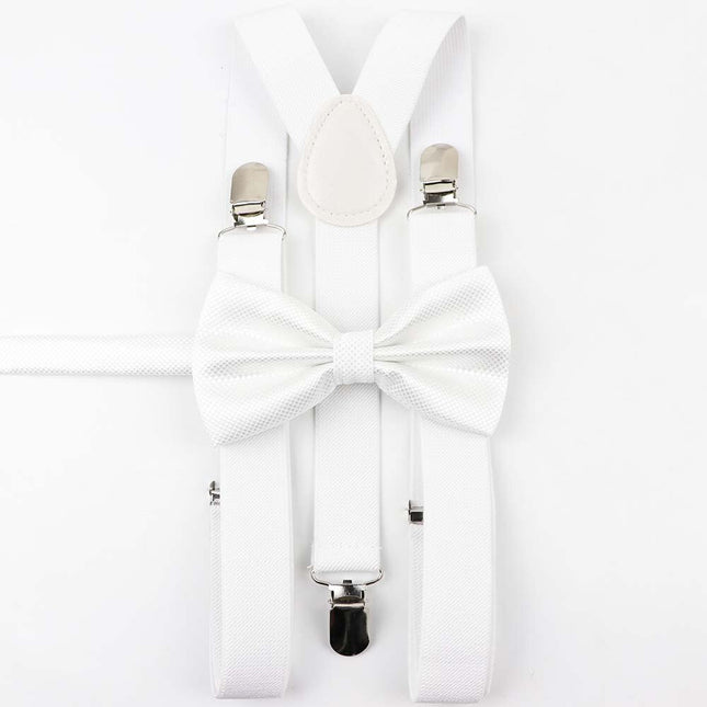 Men's and Kid's Elegant Braces and Bowtie Set - Wnkrs