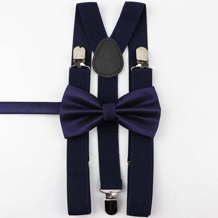 Men's and Kid's Elegant Braces and Bowtie Set - Wnkrs