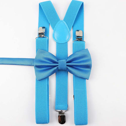 Men's and Kid's Elegant Braces and Bowtie Set - Wnkrs