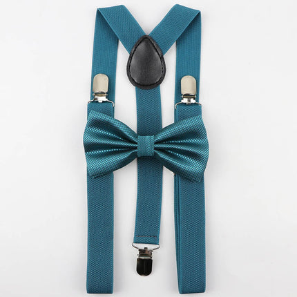 Men's and Kid's Elegant Braces and Bowtie Set - Wnkrs