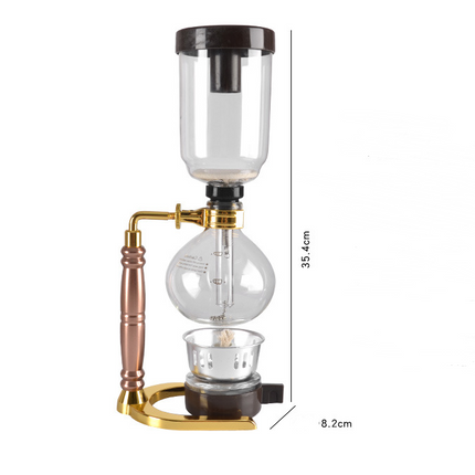 Siphon Coffee Maker Tea Pot Vacuum Coffeemaker Glass Machine - Wnkrs