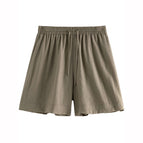XL / Khaki green shorts