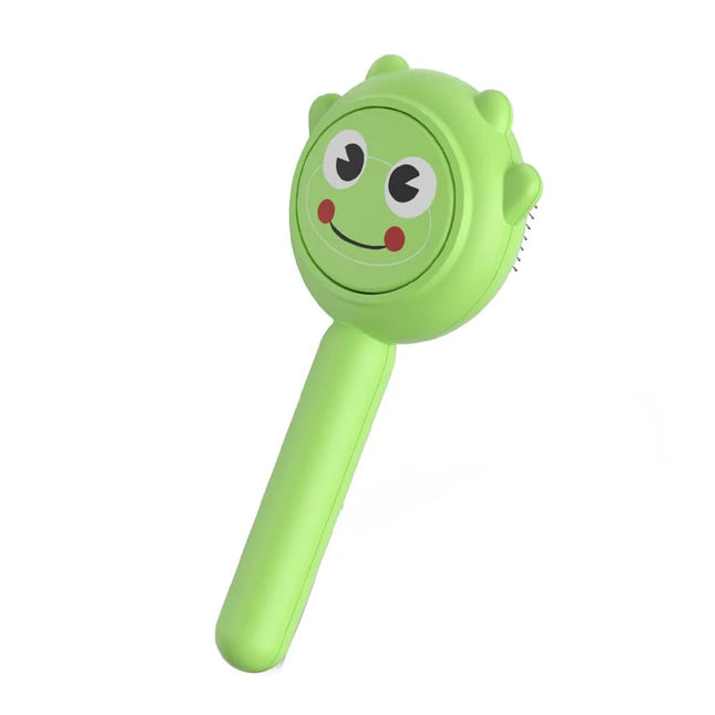 Brosse de toilettage autonettoyante pour chats et chiens