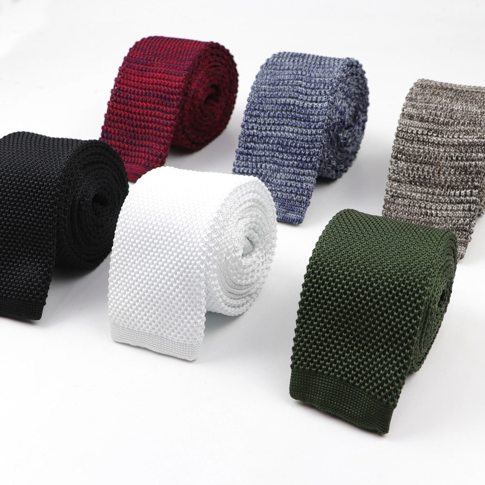 Colorful Knitted Men's Ties
