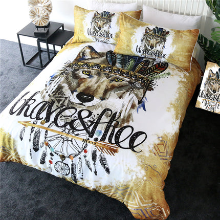 Wolf Three-piece bedding set - Wnkrs