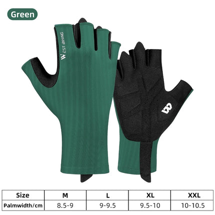 Guantes de ciclismo de medio dedo para hombre y mujer